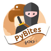 PyBites Ninja Brown Belt